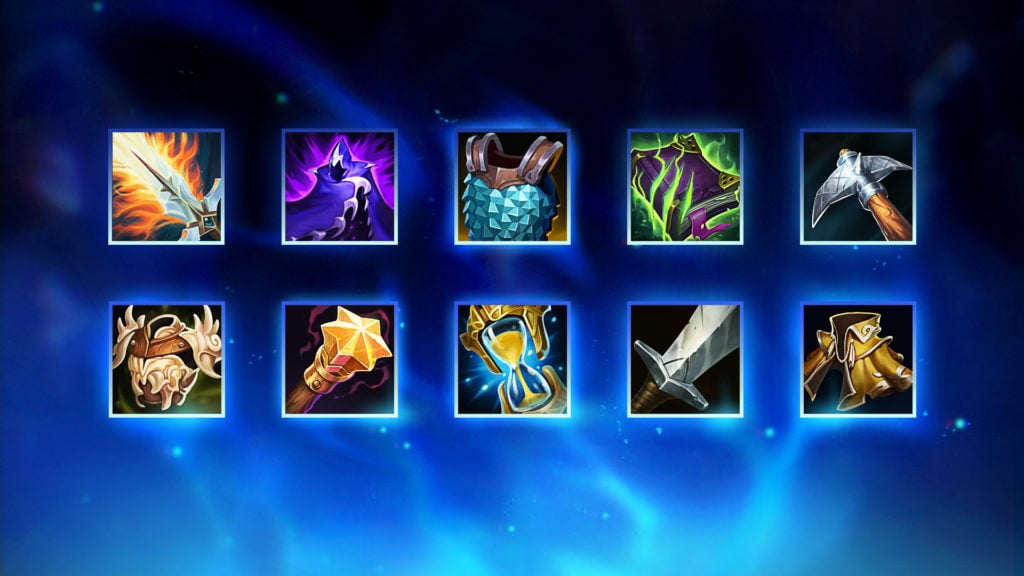 New Mythic items in League of Legends.