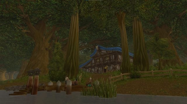 Lake behind Goldshire in Elwynn Forest World of Warcraft