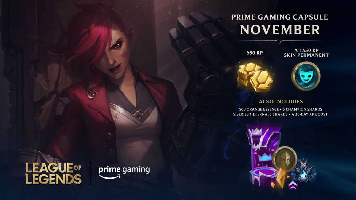 Prime Gaming x Riot Games loot promotion.