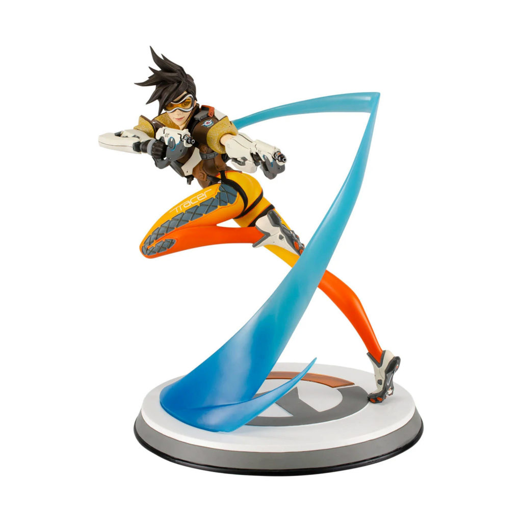A Tracer collector statue.