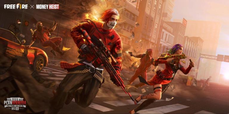 Garena Free Fire partners with Money Heist to introduce in game rewards