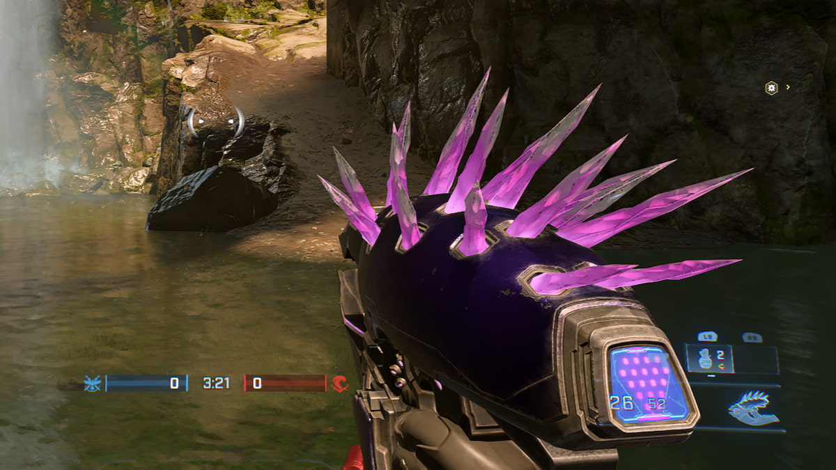 Halo Infinite Needler in hand during game