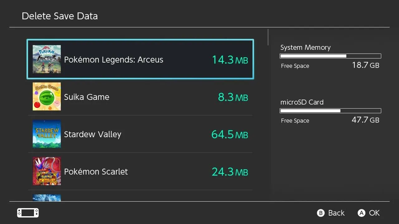 How to delete your save data in Pokémon Legends: Arceus