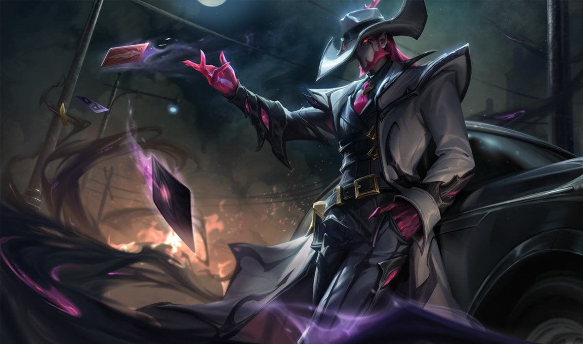 Splash art for Twisted Fate in League of Legends.