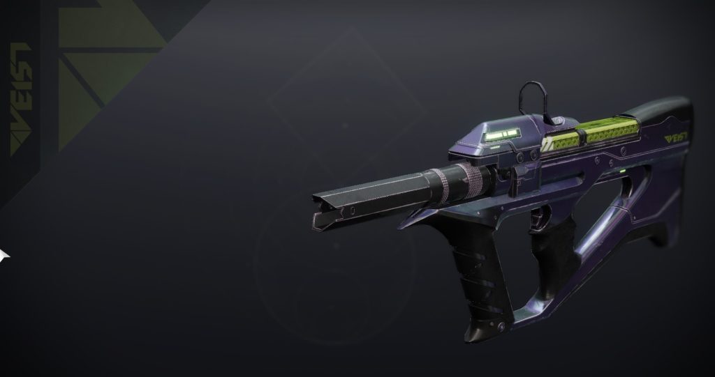 The Funnelweb, a VEIST 900rpm SMG in Destiny 2.
