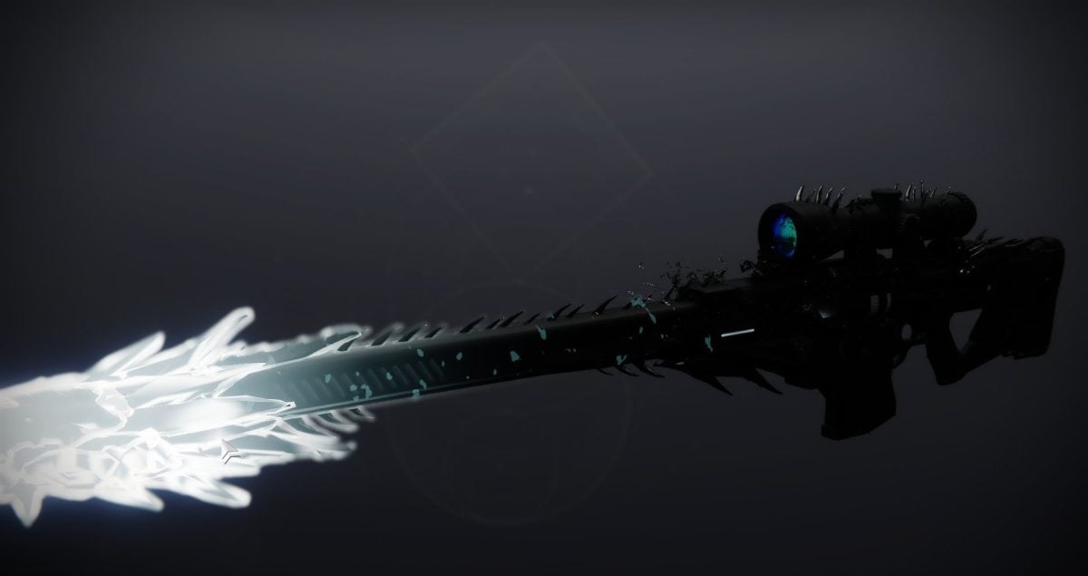 The Whisper of the Worm sniper rifle, as seen in Collections.