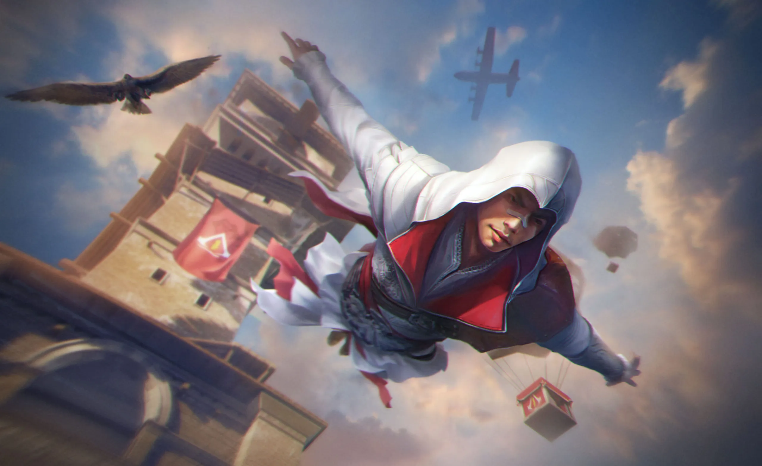 Free Fire terá crossover com Assassin's Creed