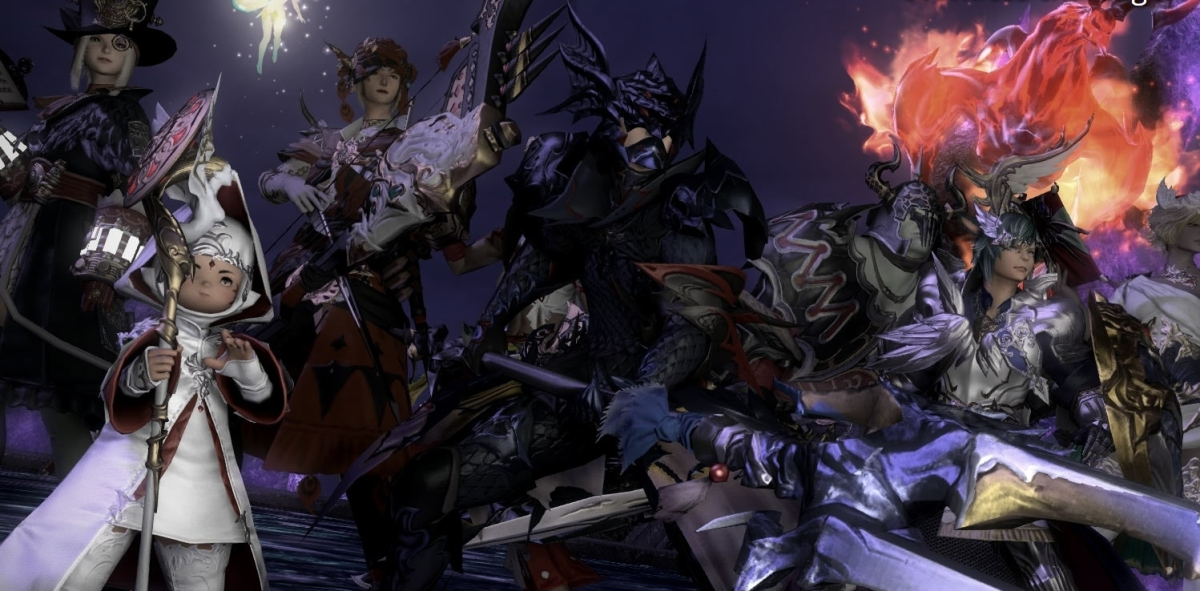 An image of characters in final fantasy xiv