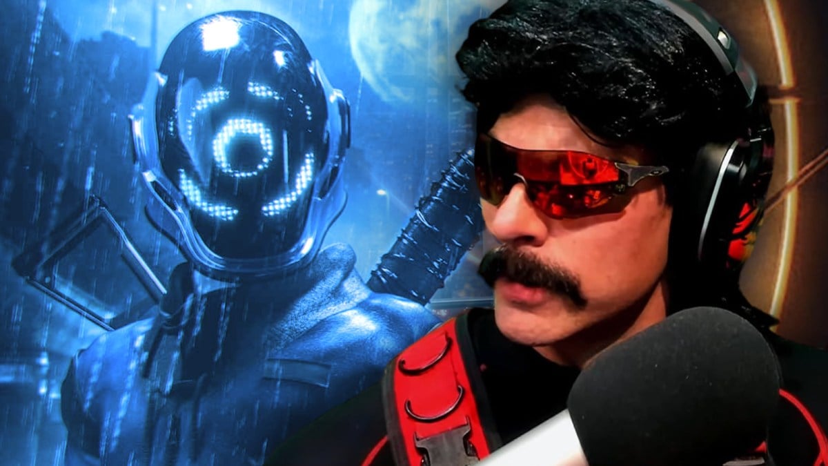 Dr Disrespect with Midnight Society NFT images.