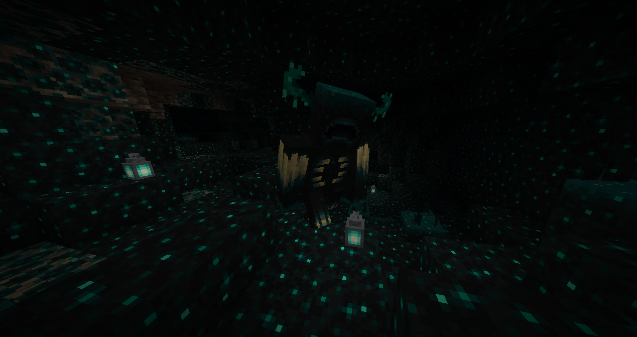 I make the Warden now in the new deep caves : r/Minecraft