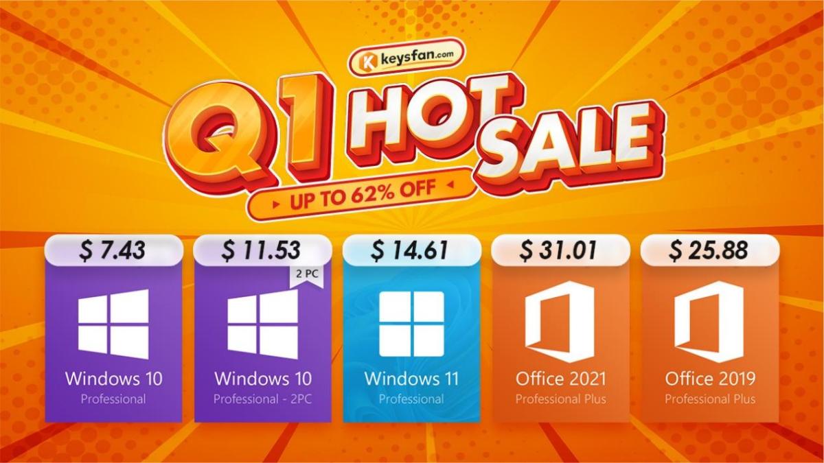 Get great deals on Windows 10, other Microsoft software during Keysfan's Q1 Hot  Sale - Dot Esports