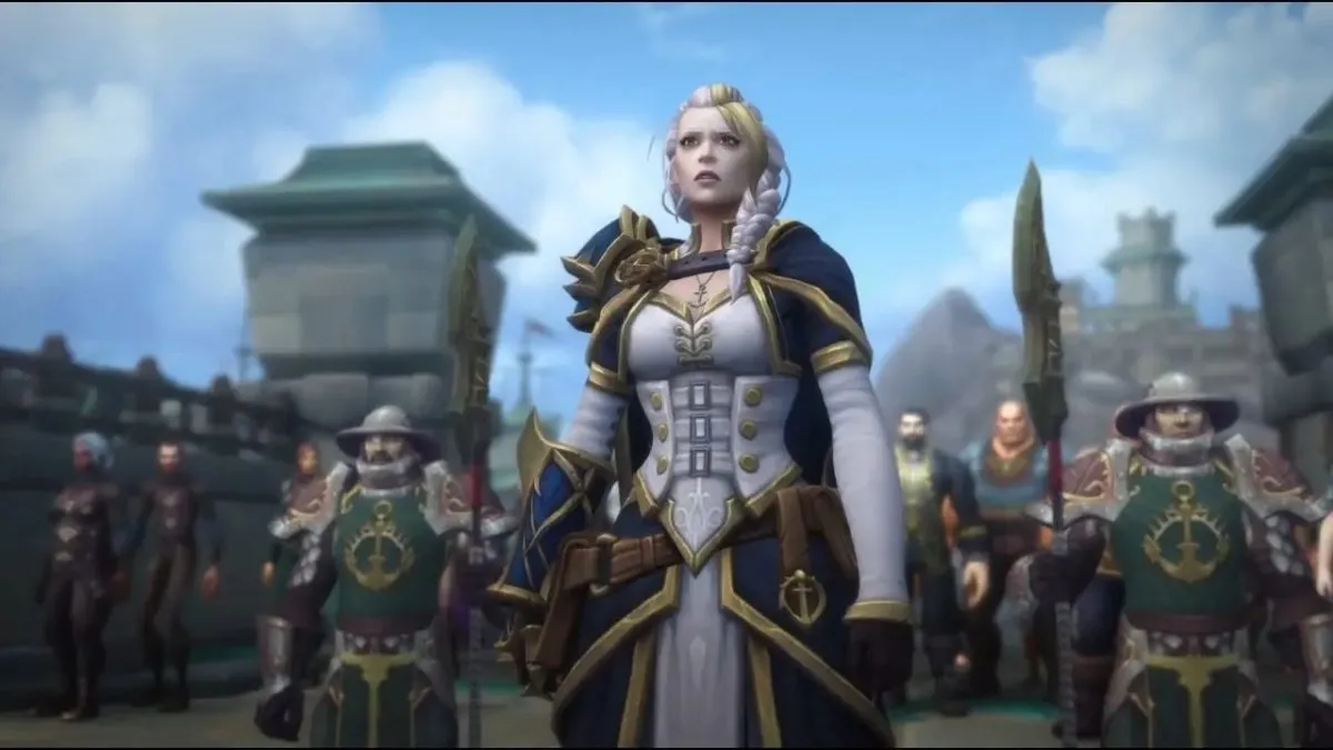 Jaina Proudmoore in World of Warcraft Battle For Azeroth