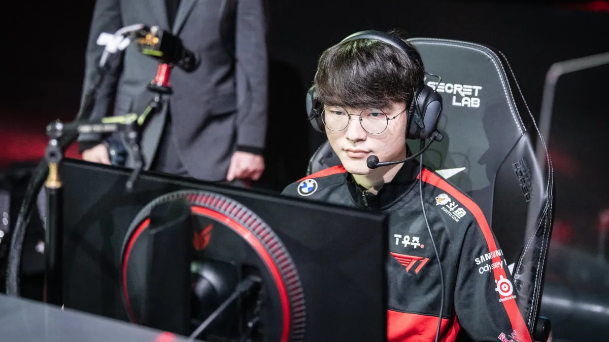 Faker competes for T1 in the 2022 LCK Summer Split