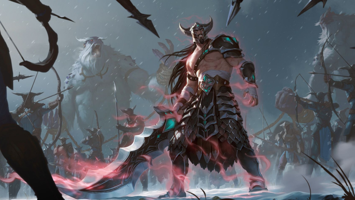 Tryndamere in Riot's Legends of Runeterra card game.