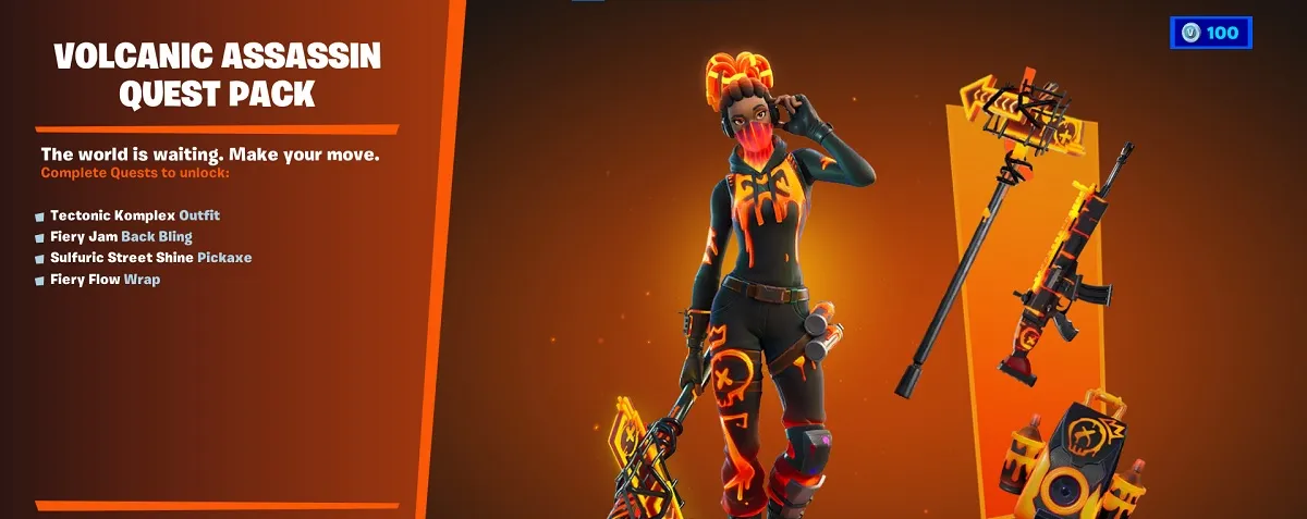 How to claim the free Fortnite Volcanic Assassin Pack - Dot Esports