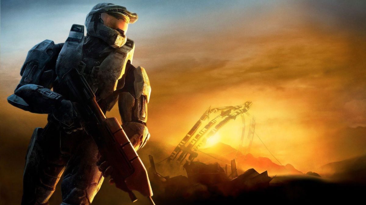 Halo 3 cover art of Master Chief