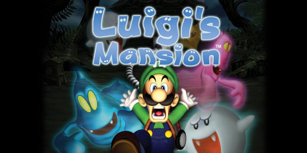 Some not-so-spooky ghosts startle Luigi on the cover of the game.