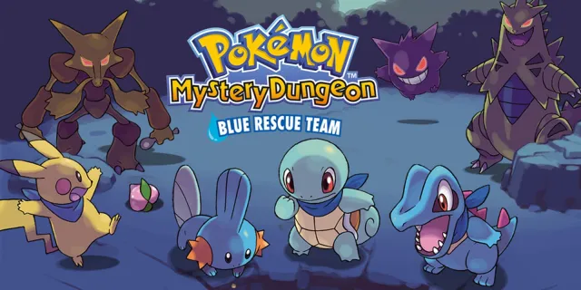 pokemon mystery dungeon blue rescue team looking down hole