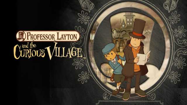 Professor Layton and the Curious Village key art Luke