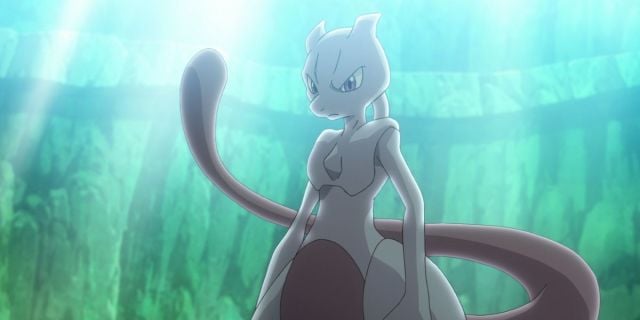 Mewtwo from Pokémon anime