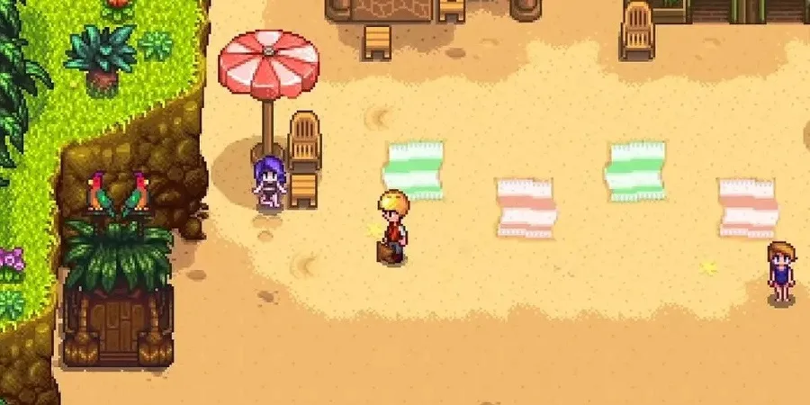 Looking for Golden Walnuts in Ginger Island in Stardew Valley
