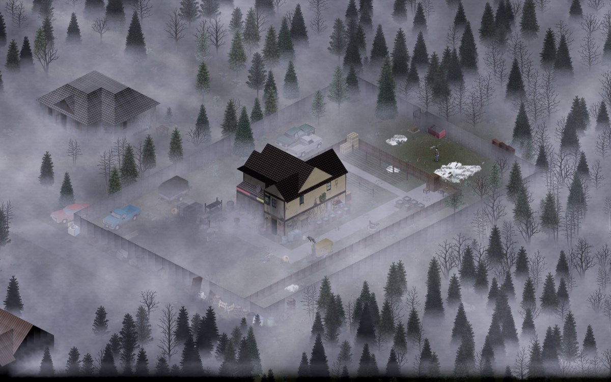 A house with snow around it in project zomboid