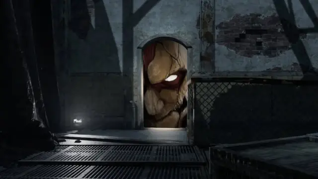 Titan is watch through a small door in Dead by Daylight