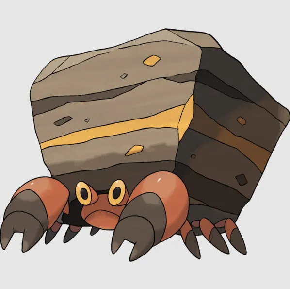 The Pokémon Crustle.