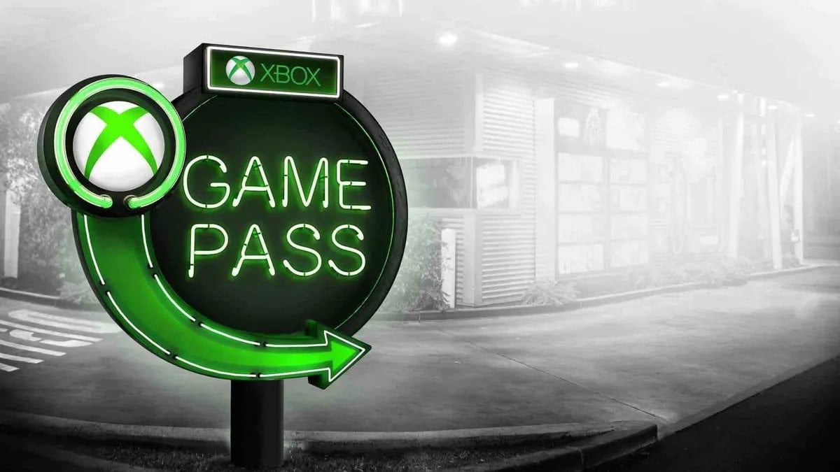 an image of xbox game pass on a sign