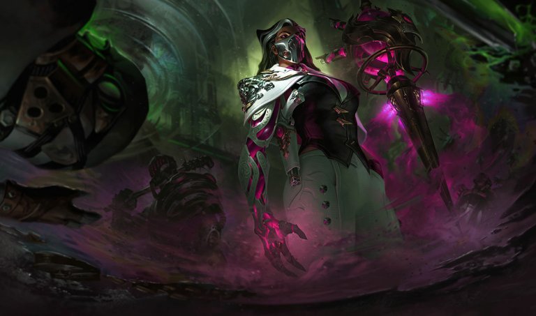 Fright Night skins for Urgot, Draven, Trundle, Renata Glasc, Annie, and