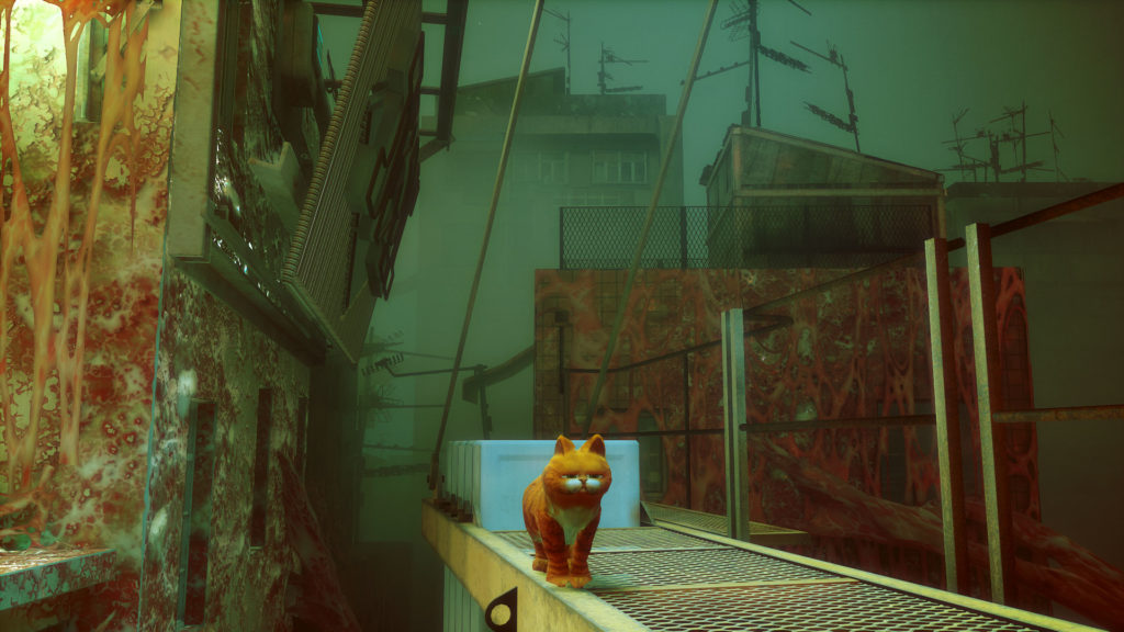 Garfield remade in the Stray engine
