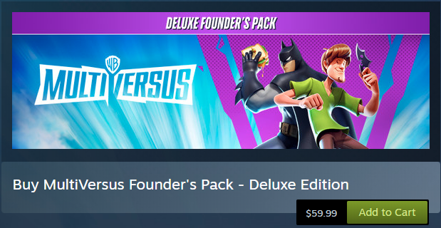MultiVersus Founder's Pack - Deluxe on Steam