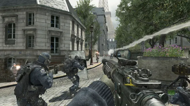 Call of Duty MW3 screenshot in Paris