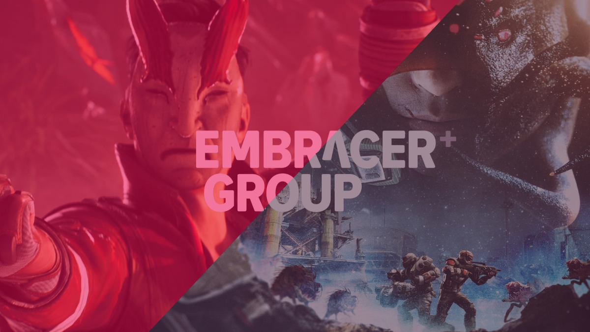 The Embracer group logo