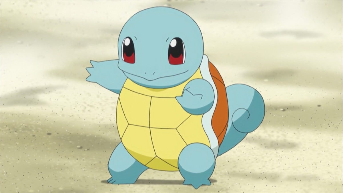 A very happy Squirtle.