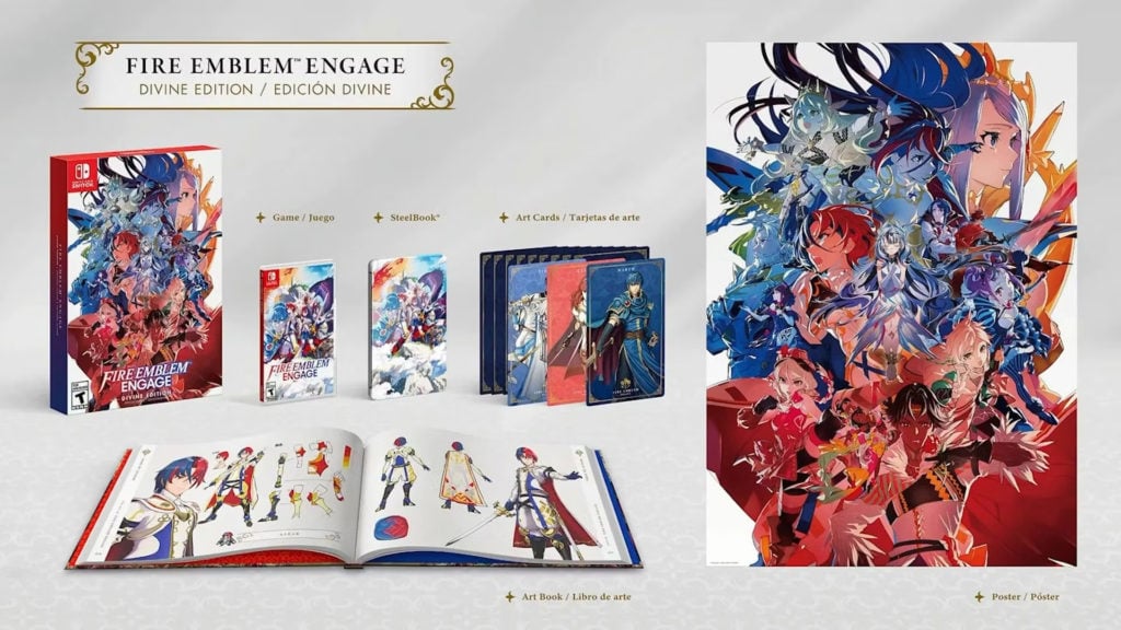 Everything included in the Fire Emblem Engage Divine Edition.