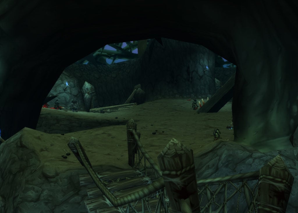 Razorfen Downs on display in a WoW Classic dungeon