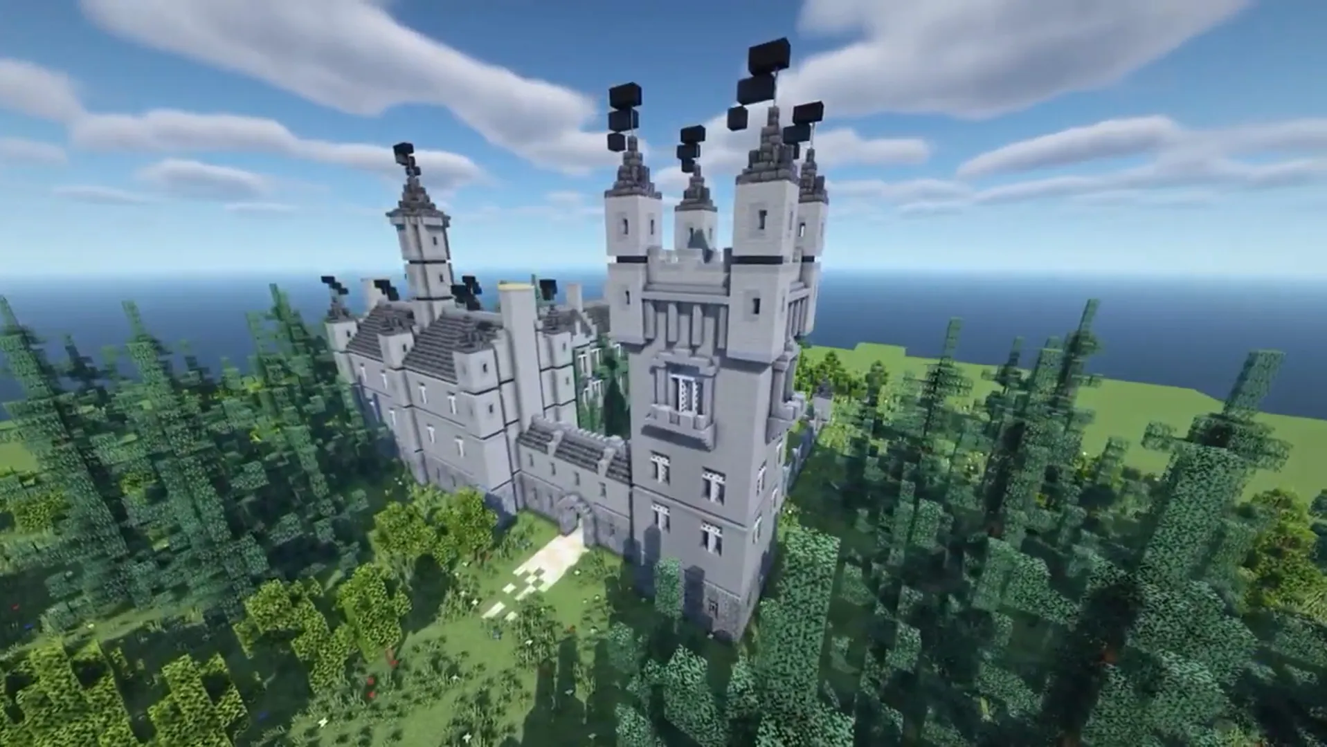 amazing minecraft castle
