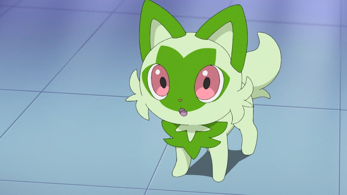 Liko's Sprigatito from the Pokemon Horizons anime.