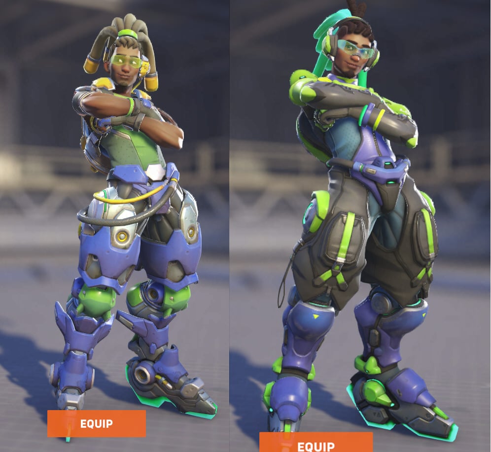 Lucio's Overwatch and Overwatch 2 skins.