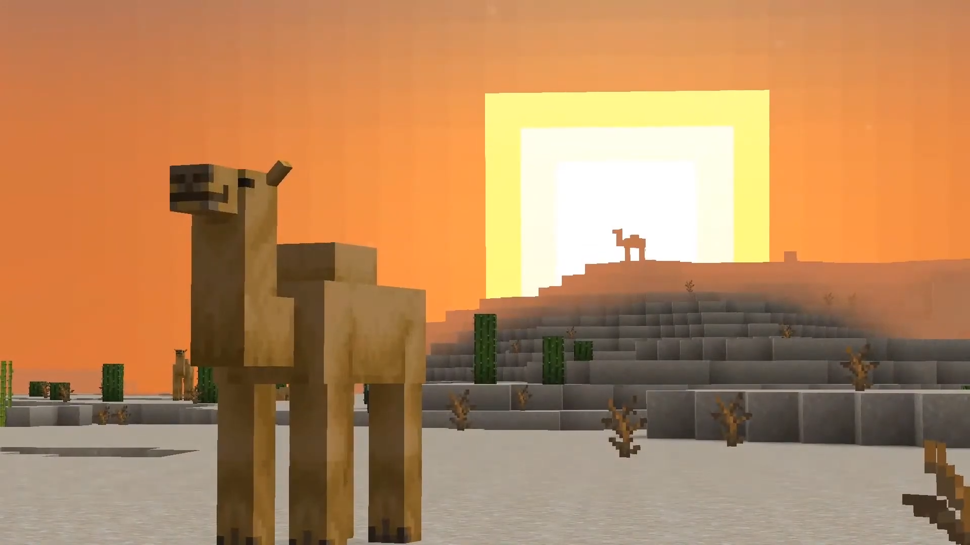 Minecraft's new camels are already here in a new beta build