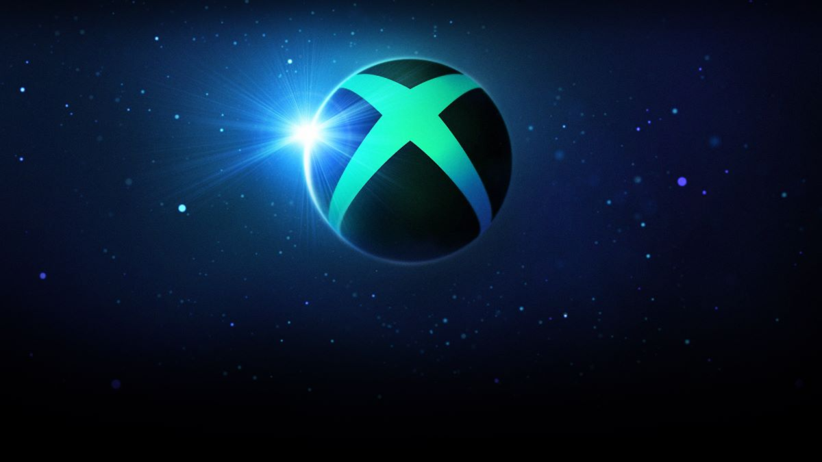 The Xbox logo floating in space.