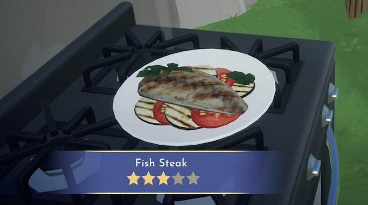 How to make Fish Steak in Disney Dreamlight Valley