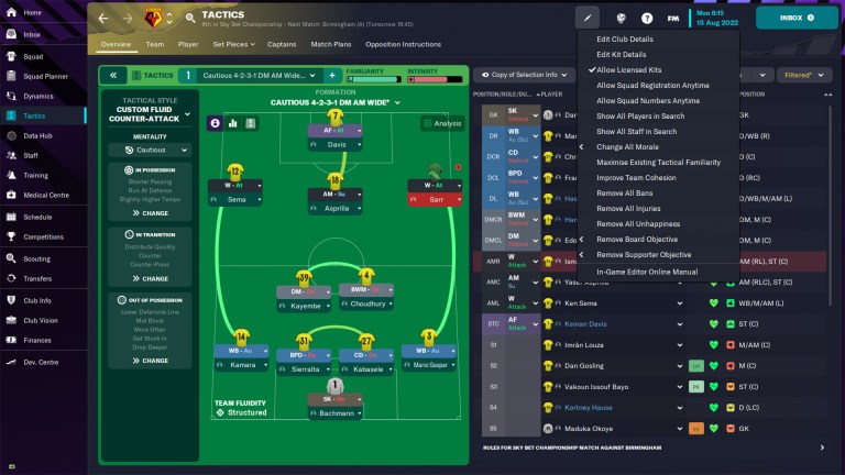 FM22: In-Game Editor tutorial - How to get and use the In game editor in Football  Manager 2022 