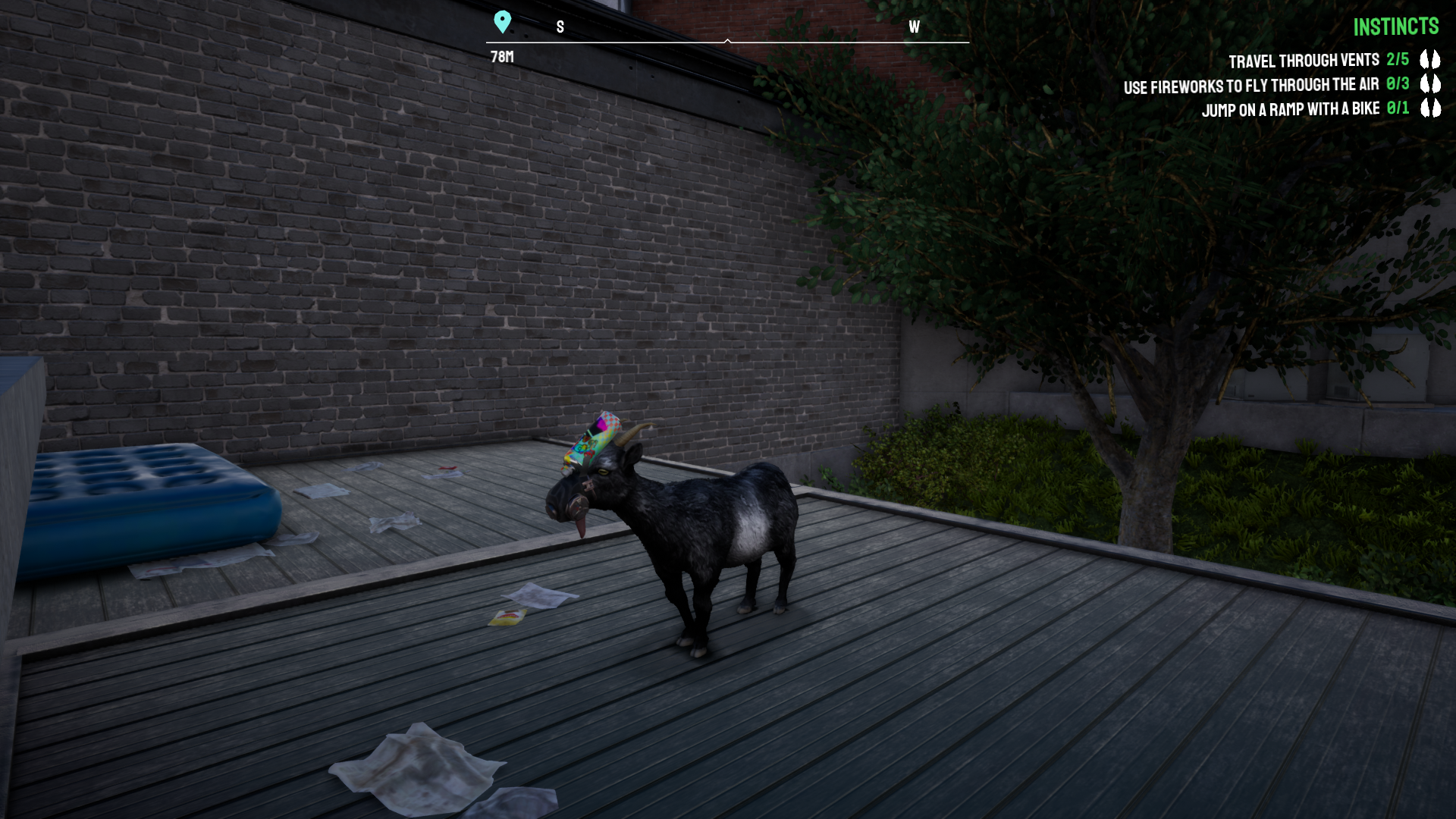 Where To Find The 4 Street Art Spots In Goat Simulator 3