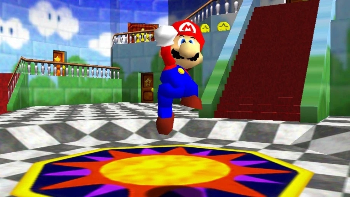 A streamer completes Super Mario 64 in just 20 minutes using a drum set!  - Meristation