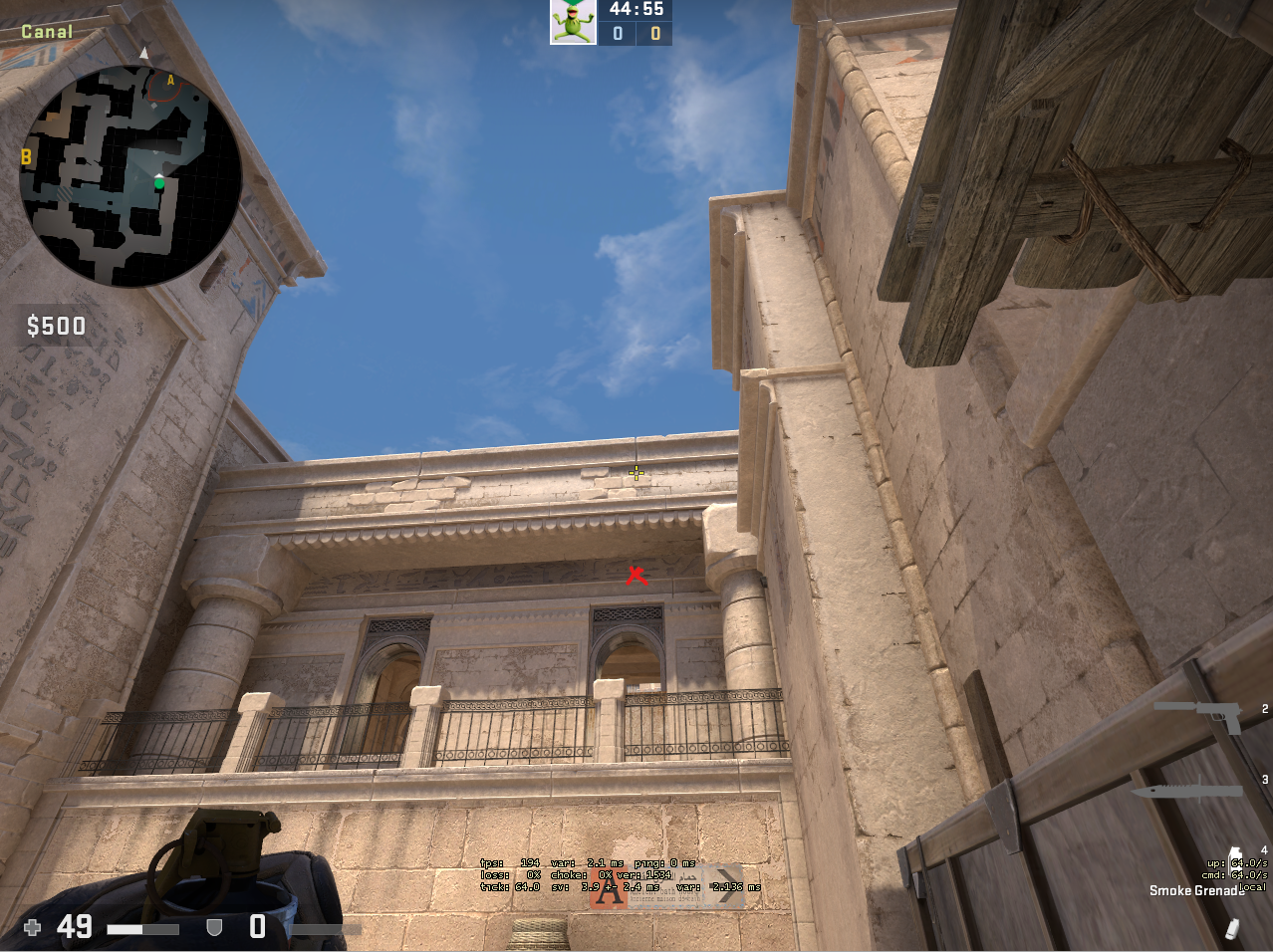 Best Smoke And Nade Spots For Anubis In CS:GO