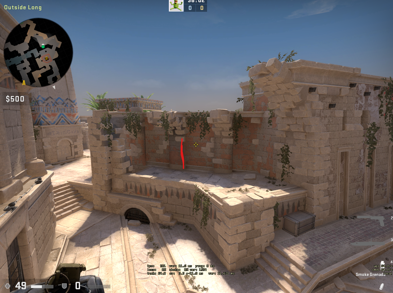 Best Smoke And Nade Spots For Anubis In CS:GO