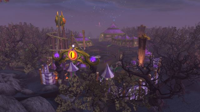 Darkmoon Faire at the island where you can see the entrance and other tents.