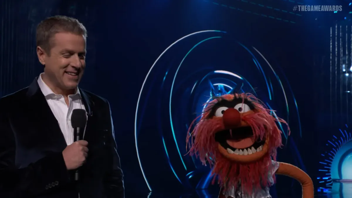 a muppet at the game awards for some reason